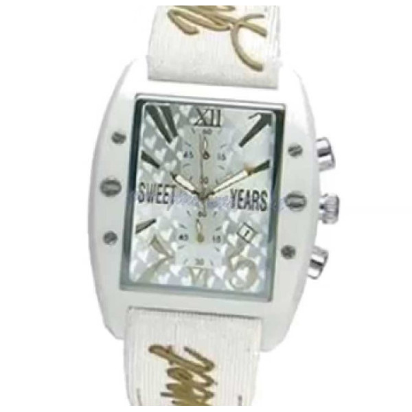 Sweet Years Orologio Donna Bianco