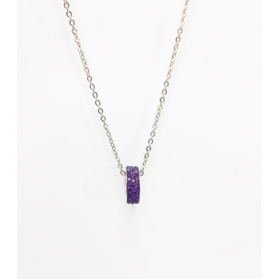 Sagapo Anello Donna Crystal Ring Viola