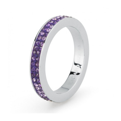 Sagapo Anello Donna Crystal Ring Viola